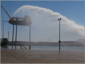 MTT Flood Control and FiFi Fire Fighting with Turbines – MTT FiFi Rig Pack with 24 Meter (80 feet) Water Lift at 5,285 GPM - www.marineturbine.com