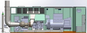 MTT 1 MW Distributed Turbine Power Generation Package – MTT 1 MW Cutaway - www.marineturbine.com 