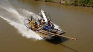 MTT Turbine Powered Airboats for Sensitive Wetland Work – MTT Turbine Airboat with 8 Ton Payload Capability on Open Water - www.marineturbine.com