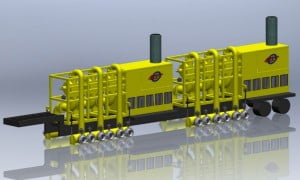 MTT Flood Control and FiFi Fire Fighting with Turbines – MTT 60,000 GPM Flood Control and Water Transfer Package on Mobile Trailer - www.marineturbine.com